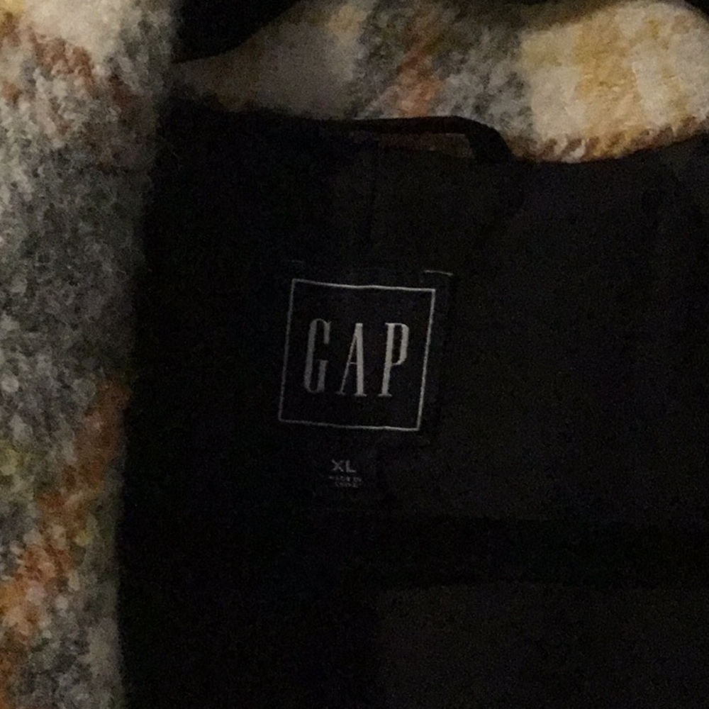 GAP Cropped cuffed shirt jacket - Picture 2 of 5